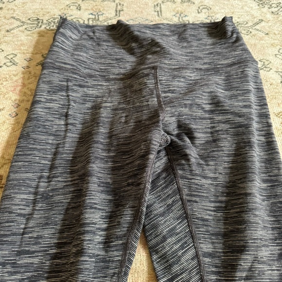 Lululemon Women’s Wunder Under HR Tight Heathered Gray Leggings | Size 8 - Picture 2 of 7